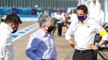 Ian James and Jean Todt © FIA Formula E